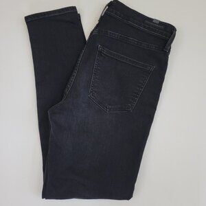 COH Rocket High Rise Skinny Ankle Jean in Dark Gray / Faded Black